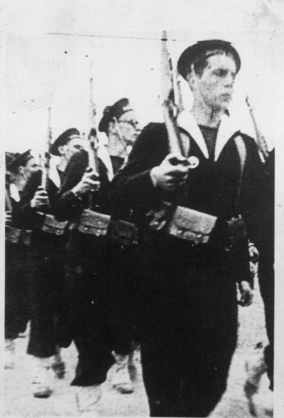 D�fil� des fusiliers marins